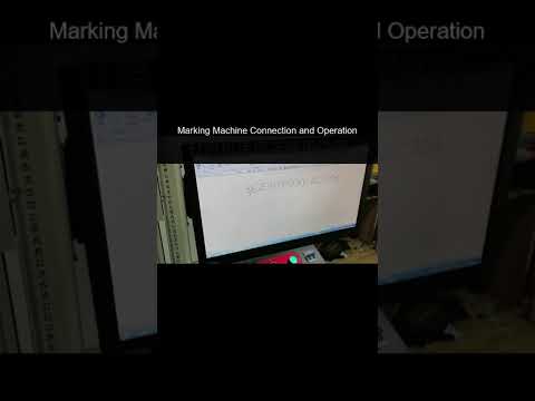 Portable pneumatic / electric handheld dot peen marking machine setup and operation demo