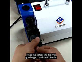 2-13mm ER20 drill bit grinder sharpening demo video