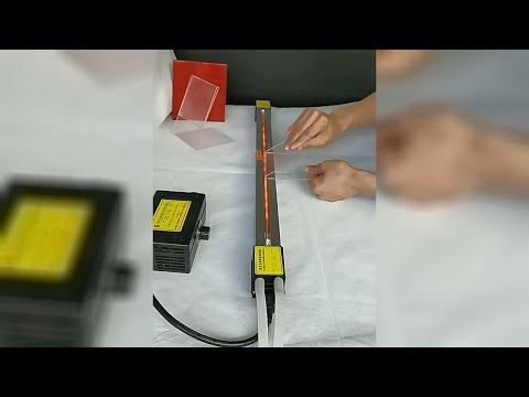 Acrylic hot bending machine plastic sheet line bending demo