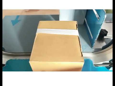 Automatic OPP tape and paper banding machine demo video