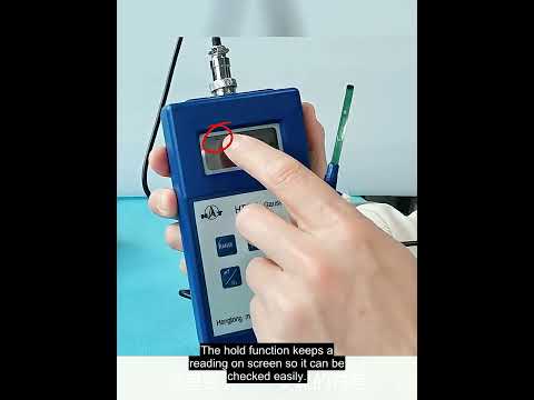 HT201 digital gauss tesla meter AC/DC 0-2000mT demo video