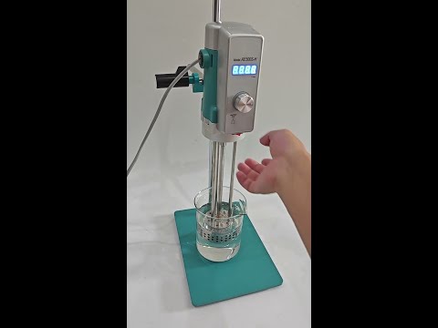 AE500S-H 50G laboratory high-shear disperser mixer demo video