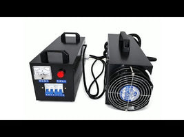 2KW portable UV curing machine 400mm 365nm mercury lamp demo