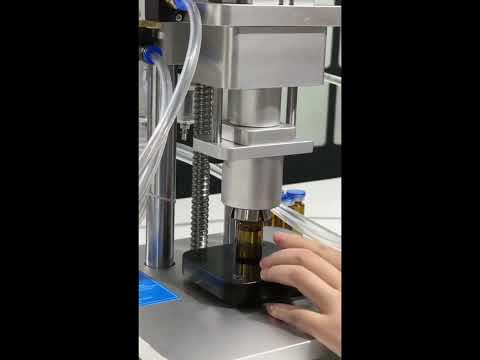 QERS-QD pneumatic vial crimping machine demo video