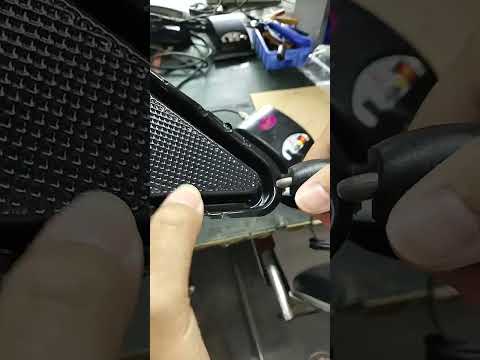 Handheld ultrasonic plastic welding machine YouTube demo