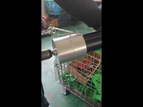 Electric PE pipe oxide layer scraper working demo on PE pipe