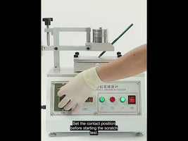 Electric pencil hardness tester 6B-6H coating paint film demo video
