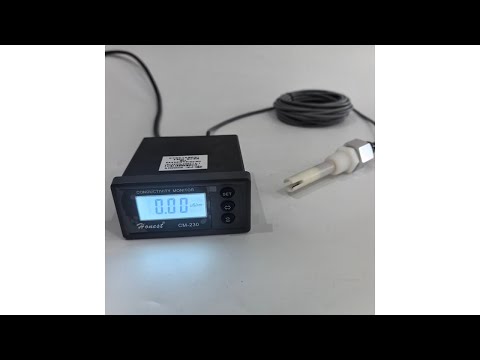 CM-230 conductivity monitor water quality meter demo