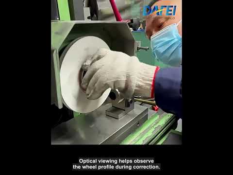 KT50 visual radius angle grinding wheel dresser demo