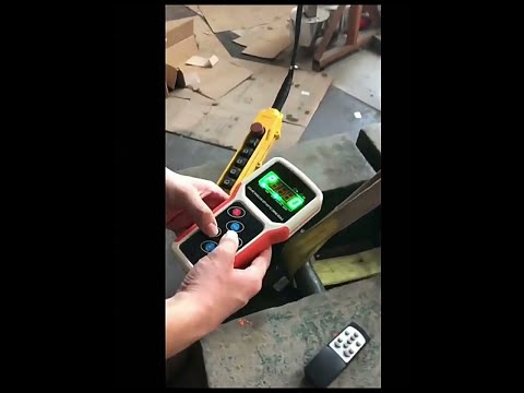 Wireless digital crane scale 2T 3T remote indicator demo video