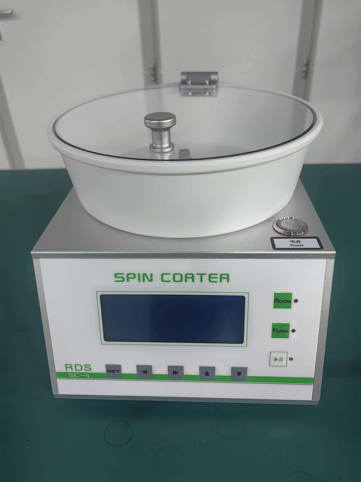SC-4 spin coater LCD display and button-control panel
