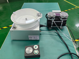 SC-4 laboratory spin coater with vacuum pump connection and accessories